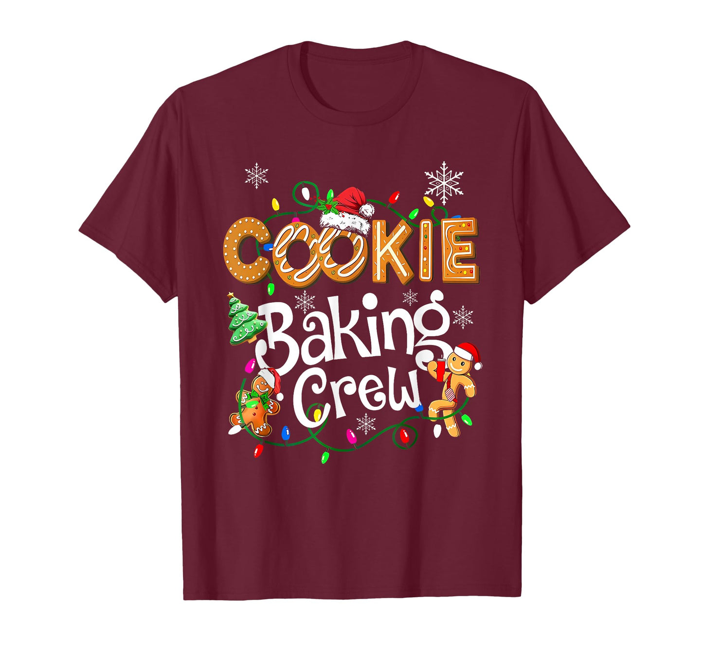 Christmas Cookie Baking Crew Family Baking Team Funny Cookie T-Shirt