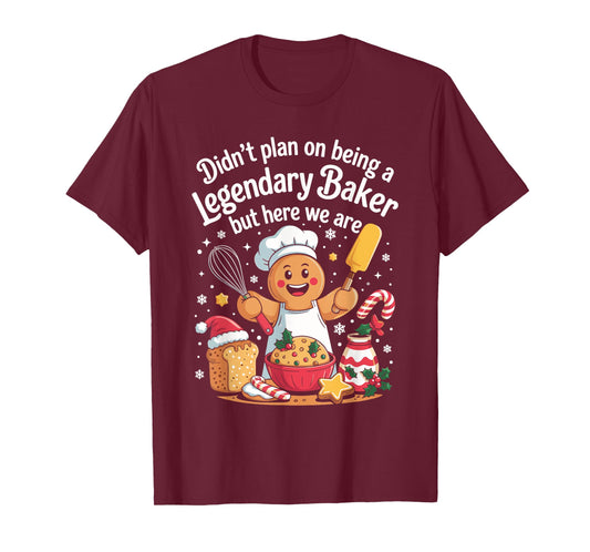 Baker Humor for Christmas Cookie and Gingerbread Fans T-Shirt