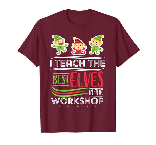Christmas Teacher Elf T-Shirt