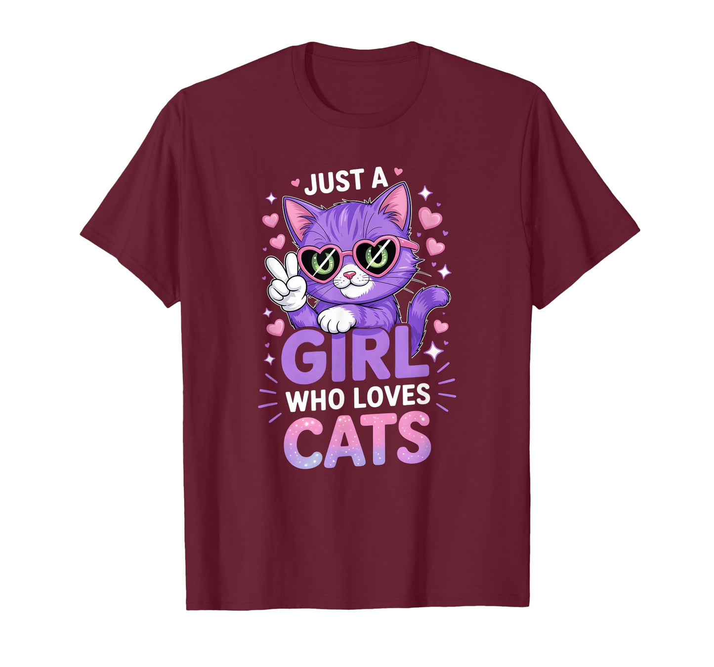 Girls Cat T-Shirt