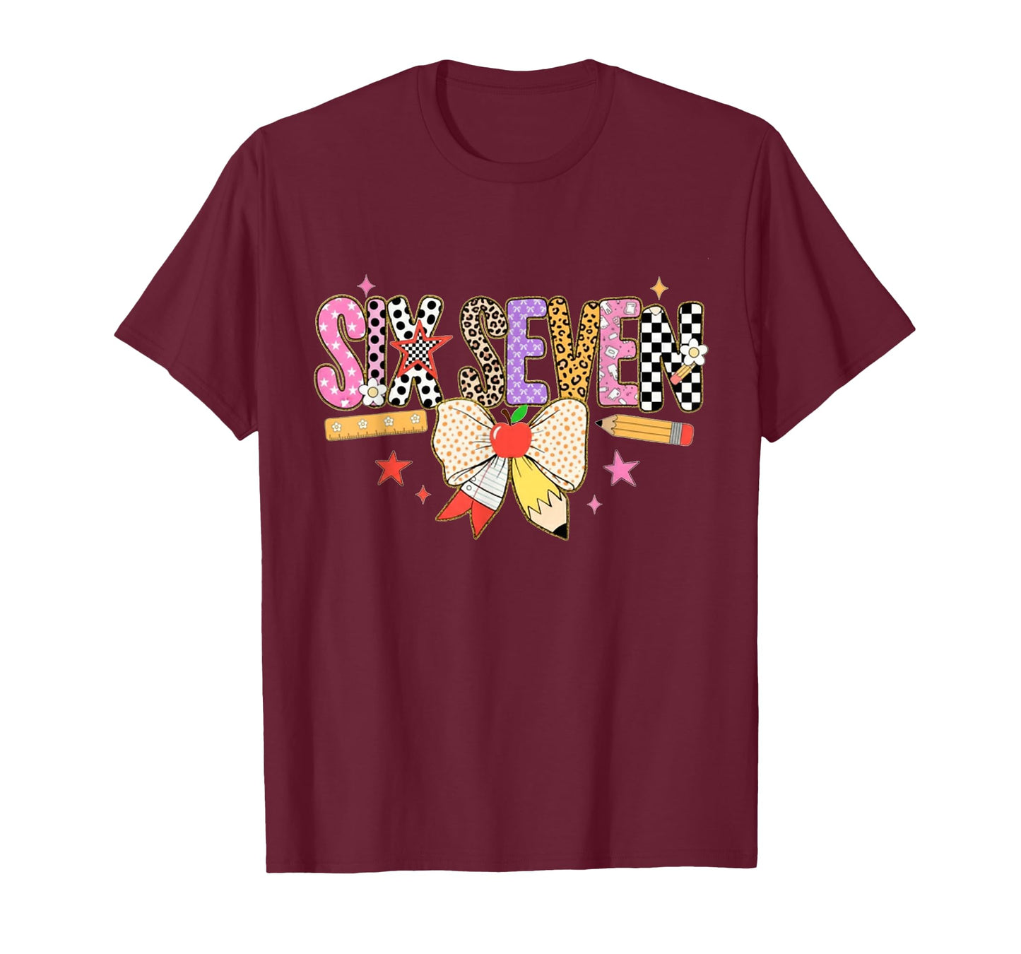 67 Shirt for Teachers 67 Meme Women Teacher Six Seven T-Shirt
