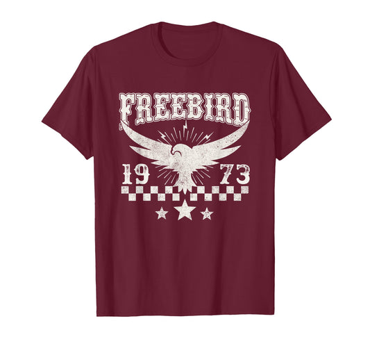 Free Eagle Bird 1973 American Western Country Music Lover T-Shirt