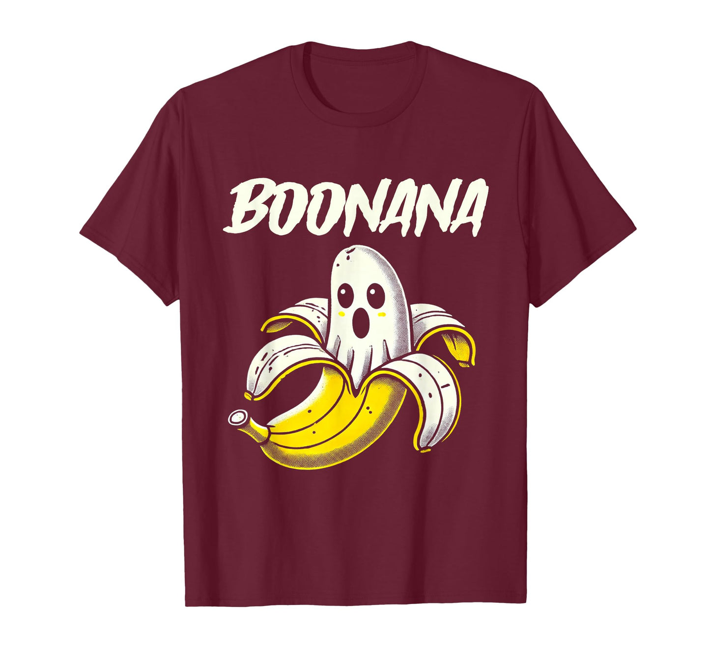 Boonana Cute Ghost Banana Halloween Costume Boys Girls Kids T-Shirt