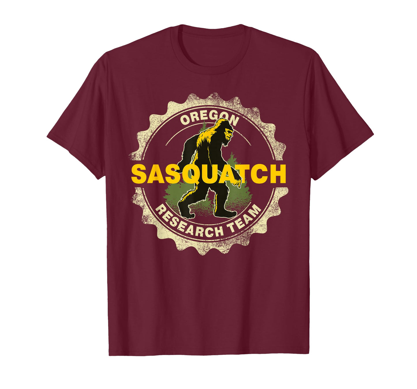 Oregon Sasquatch Research Team Bigfoot Believer Fan T-Shirt