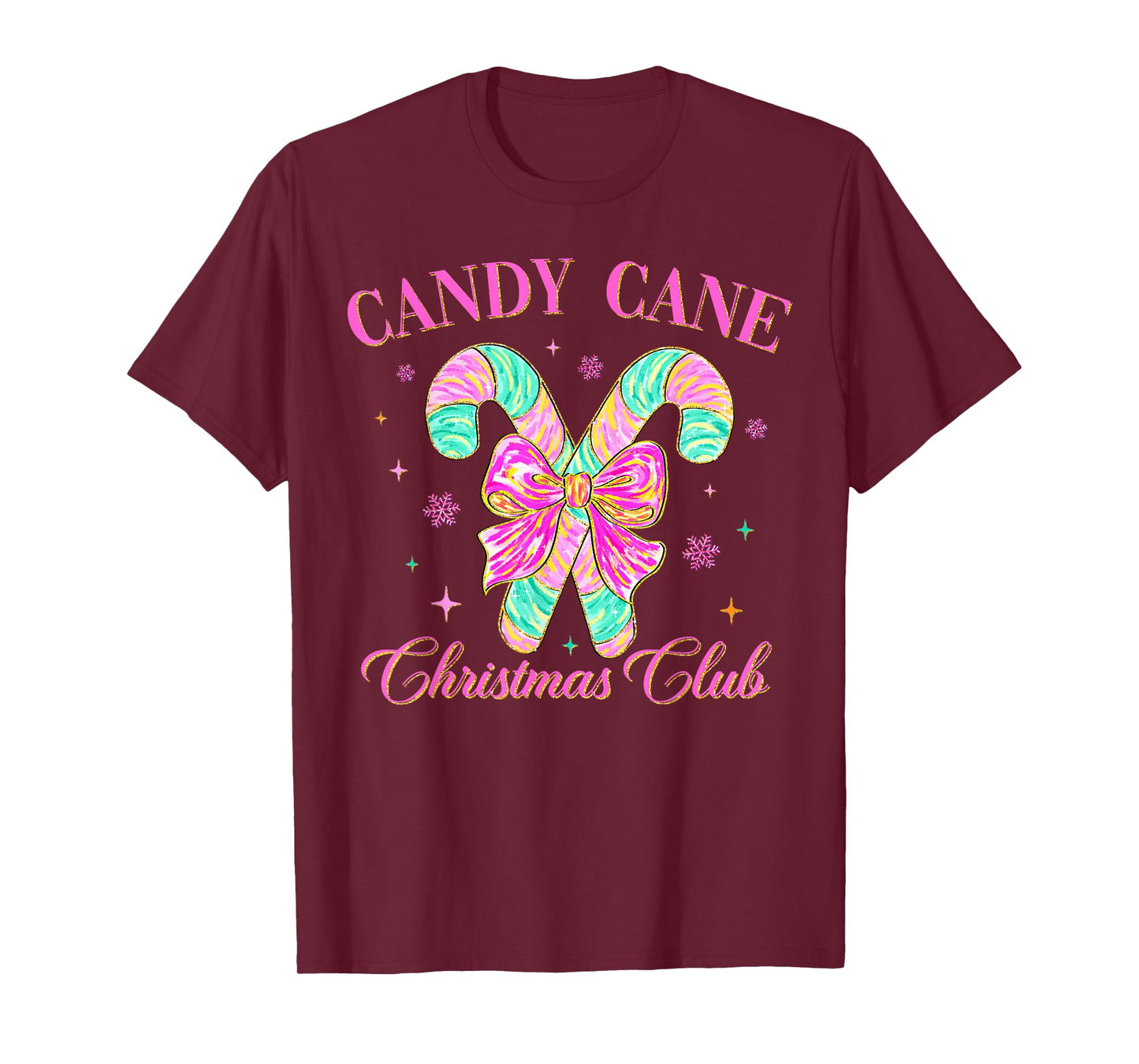 Candy Cane for Youth Women Kids Men Girls Teacher Christmas T-Shirt