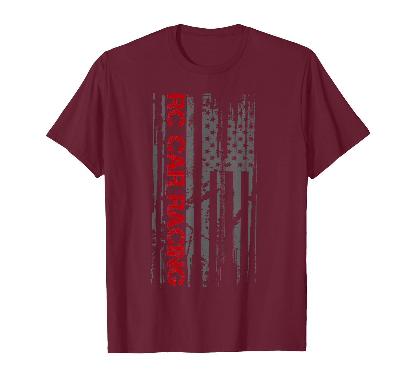 RC Racing American Flag Remote Radio Controlled RC Car T-Shirt