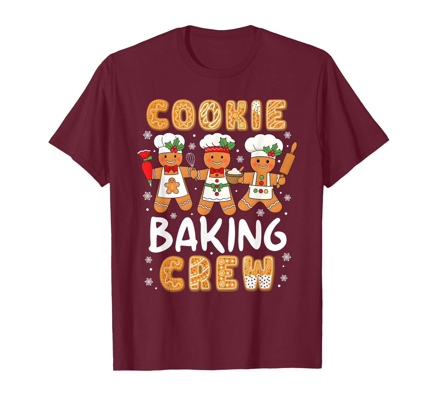 Christmas Cookie Baking Crew Family Baking Team Funny Cookie T-Shirt