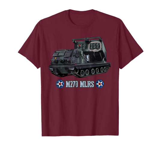 American Multi-Launch Missile System M270 T-Shirt
