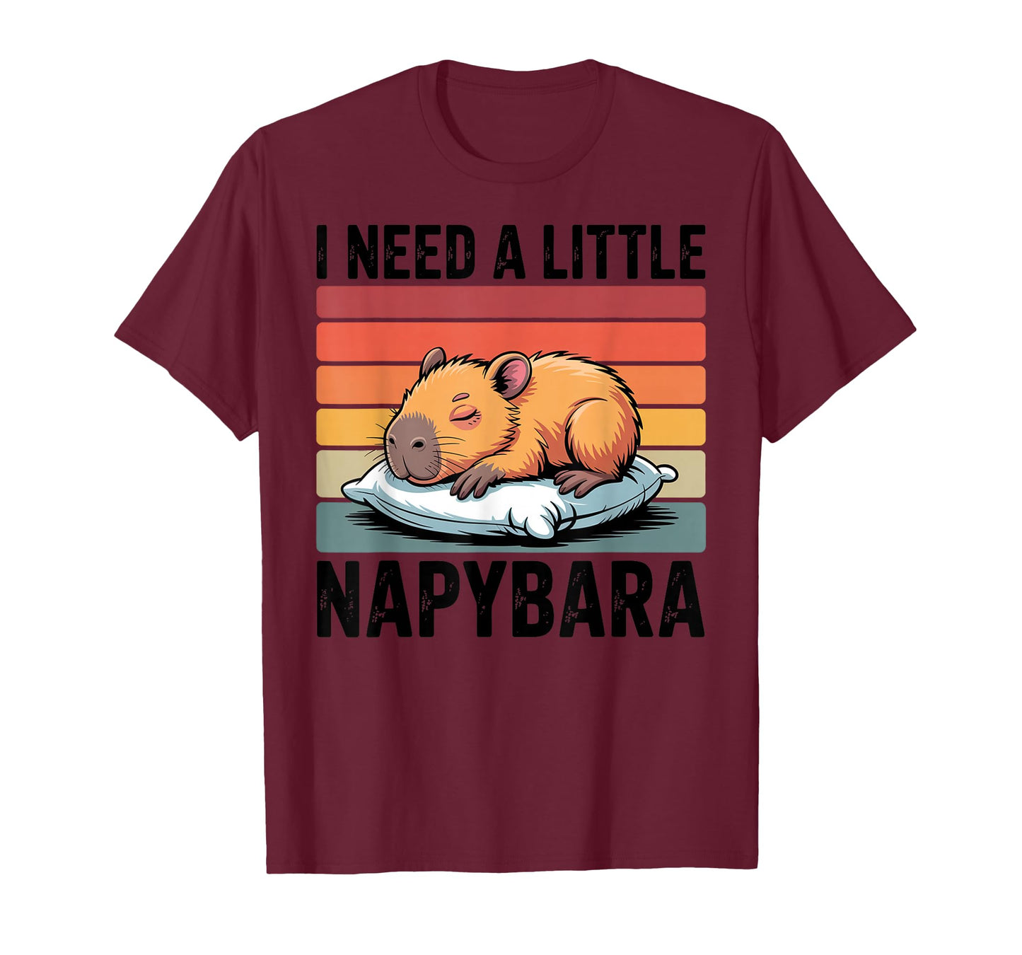 Napybara for Men Women Cute Capybara Sleeping Nap Lover T-Shirt