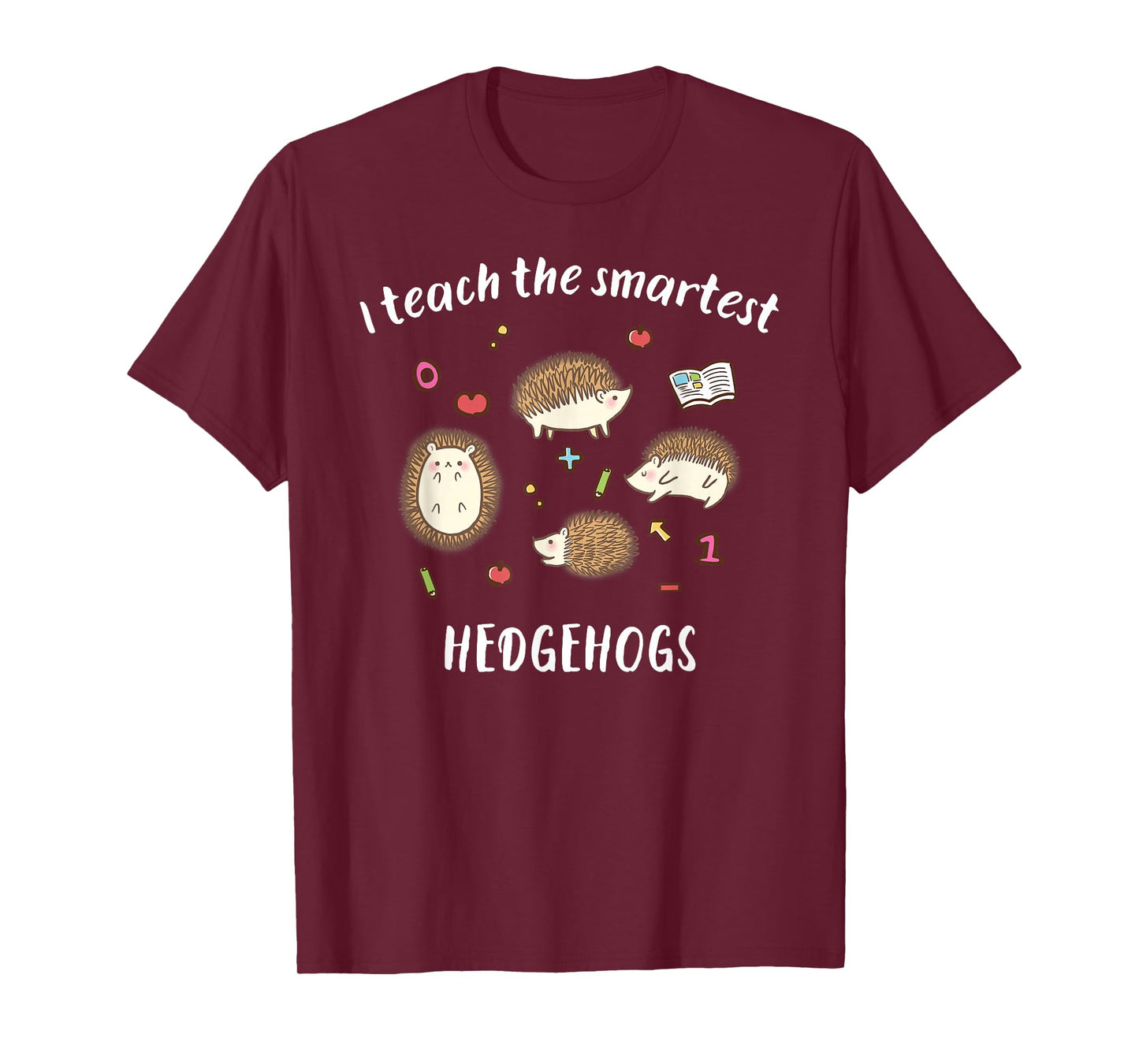 Cute reading & kindergarten teacher Hedgehog Shirt T-Shirt