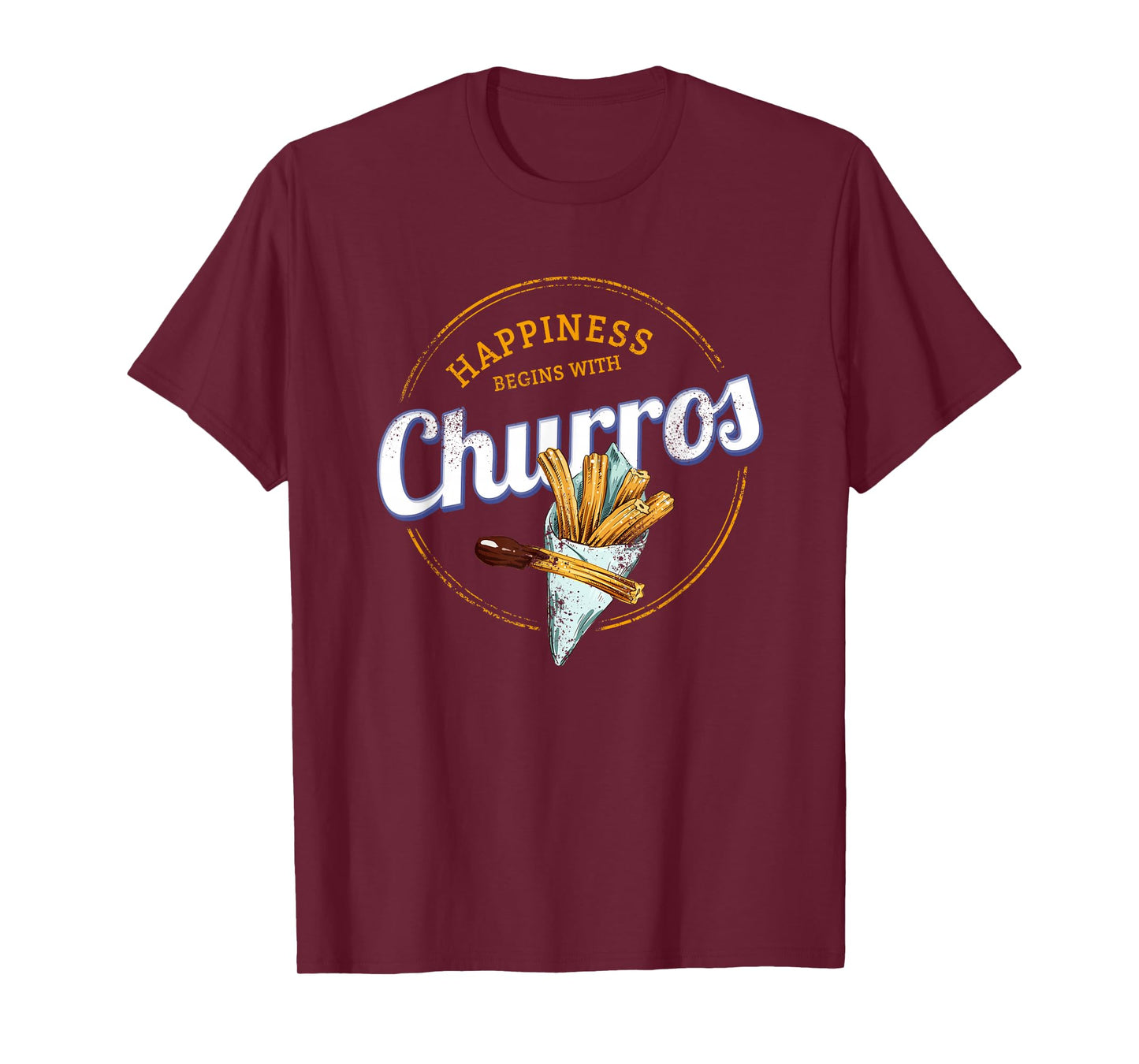Churros Snack Vintage Dessert Retro Street Food Souvenir T-Shirt