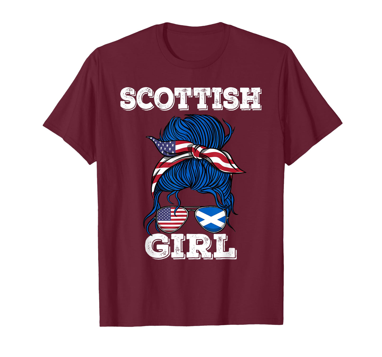 Scottish Girl Scotland Roots T-Shirt