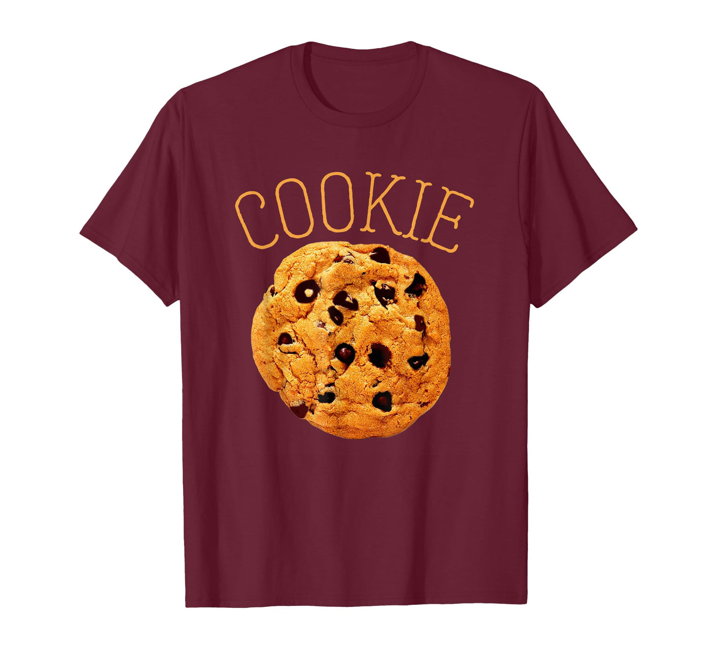 Cookie Adult Kids Men Women Chocolate Cookie Costume T-Shirt
