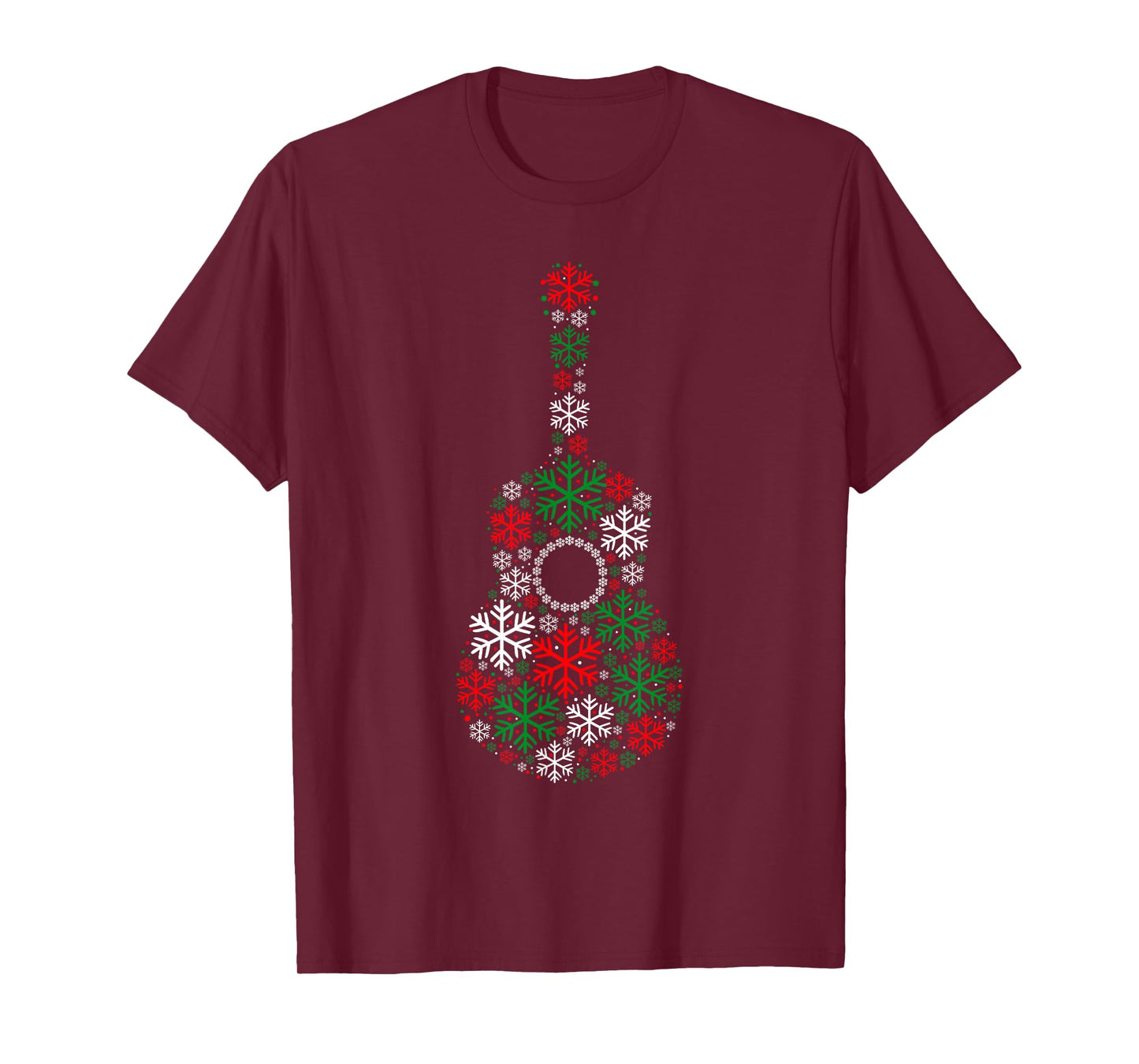 Music Teacher Guitarist Christmas Men Women Kids Guitar T-Shirt