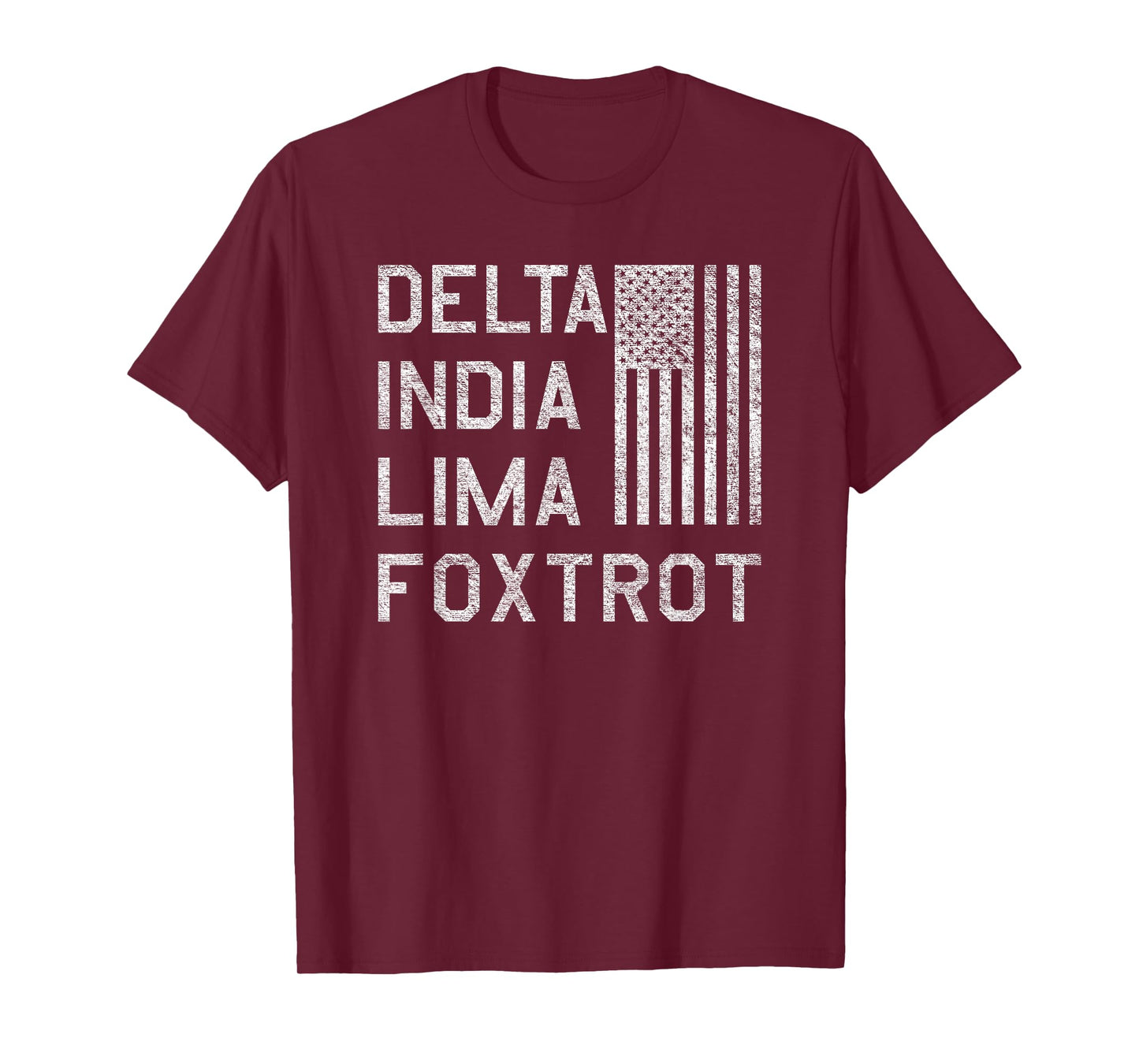 DILF Delta India Lima Foxtrot US Flag American Patriot T-Shirt