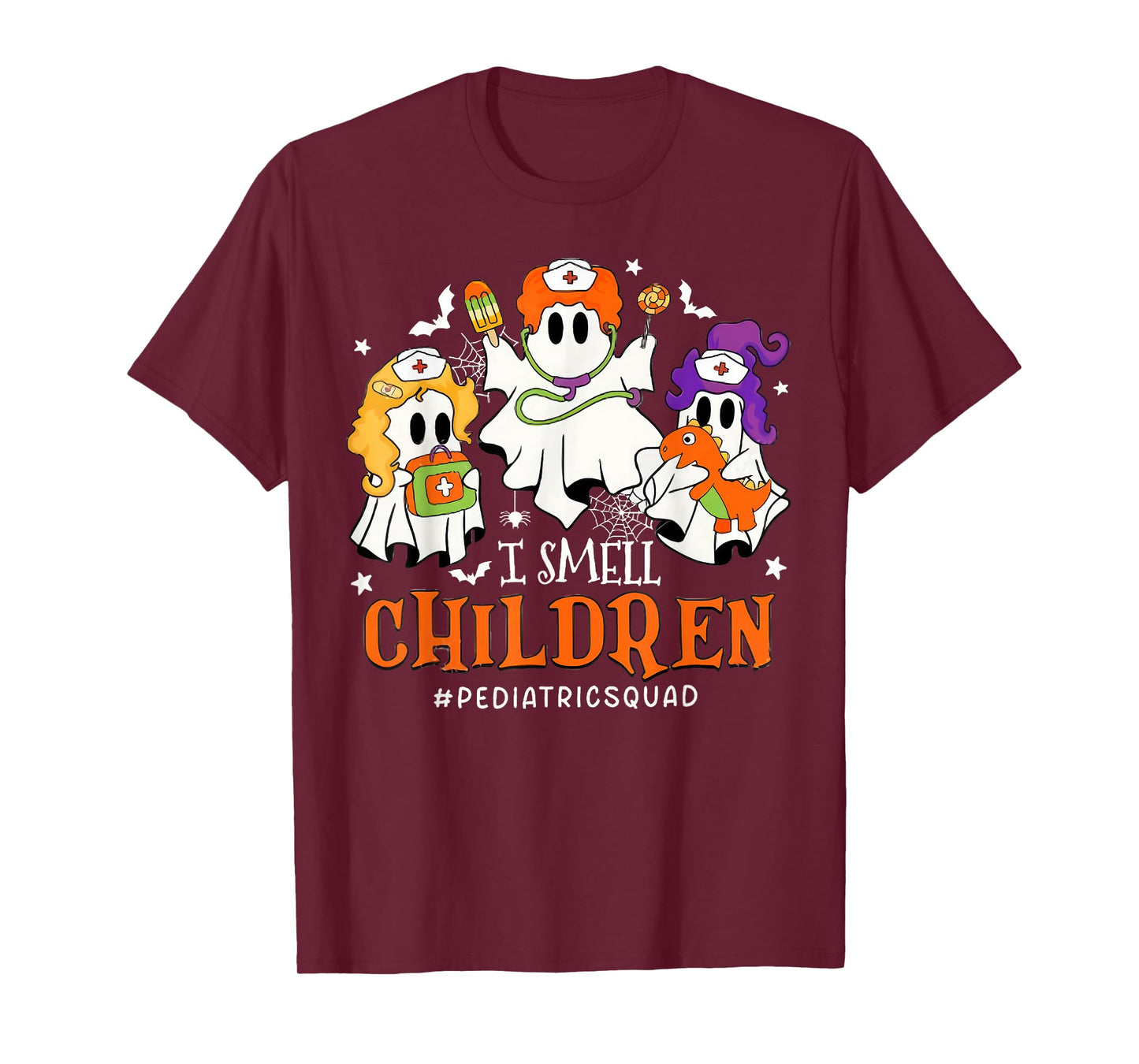I Smell Children Funny Witch Halloween Pediatrics Nurse T-Shirt