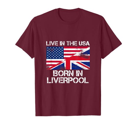 British Expat Liverpool Shirt Gift T-Shirt