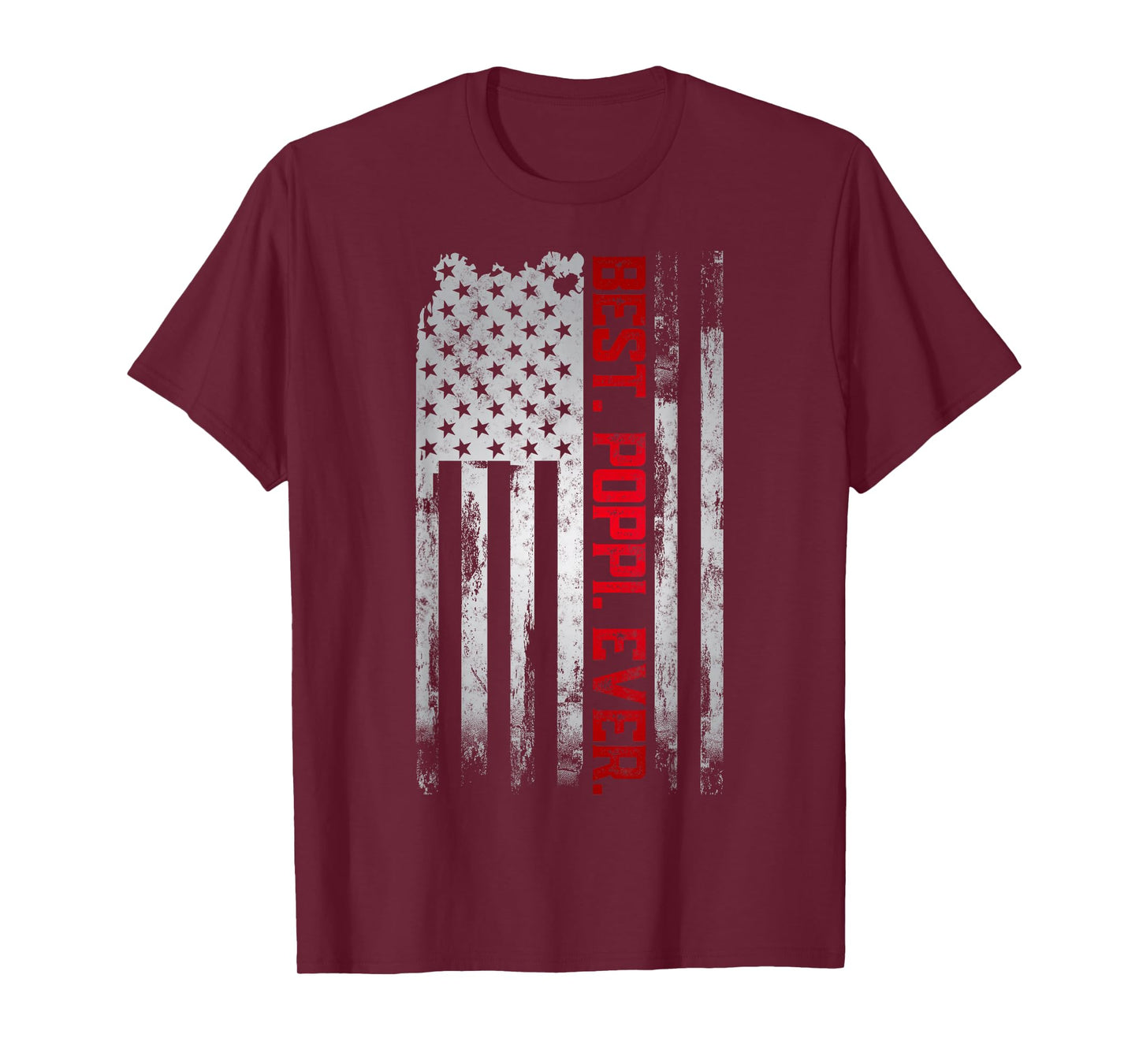 Best Poppi Ever American USA Flag Poppi T-Shirt