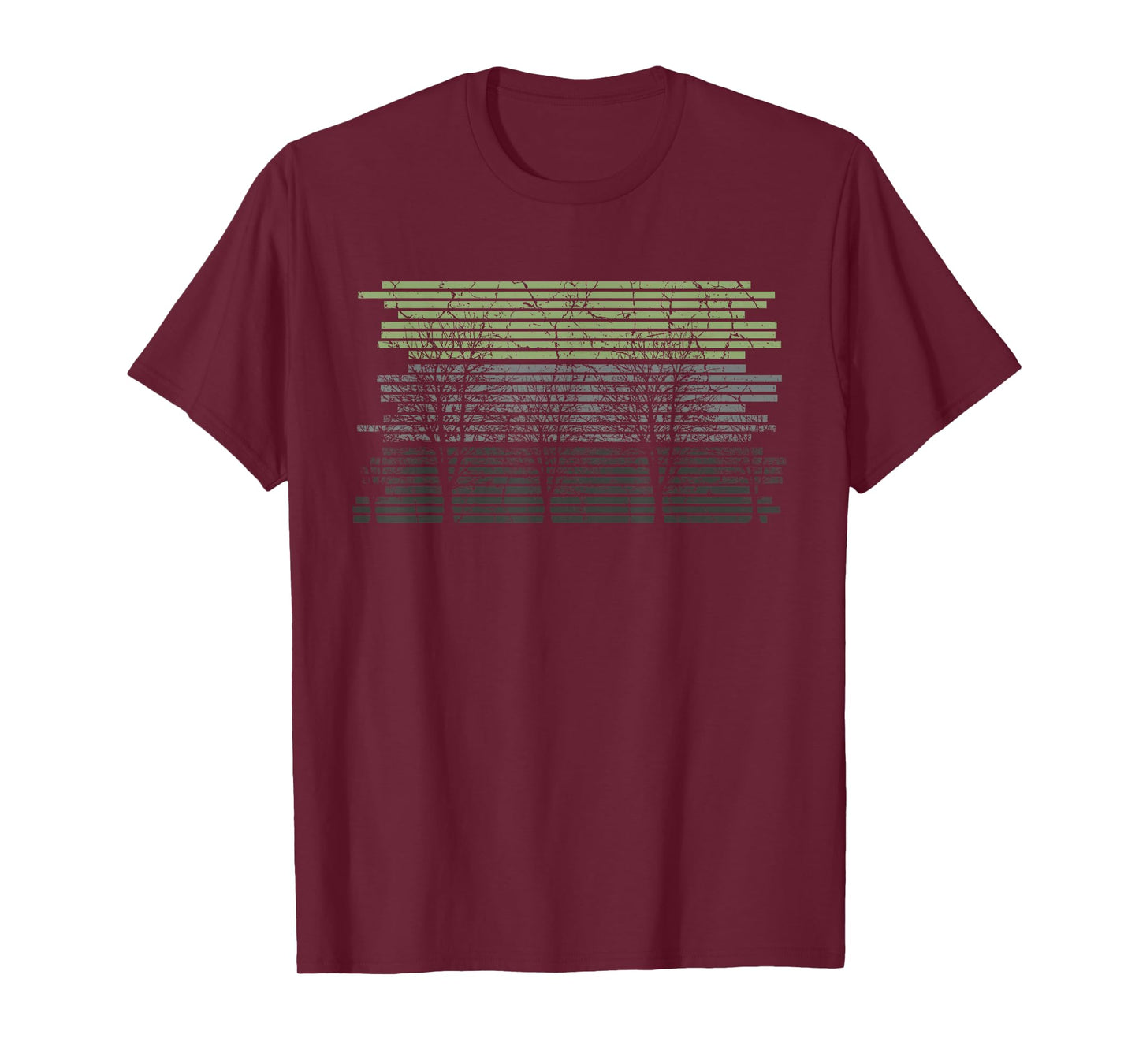 Retro Wildlife Nature Trees Outdoor Forest T-Shirt