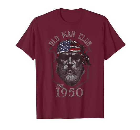 Old Man Club: Established 1950 T-Shirt T-Shirt