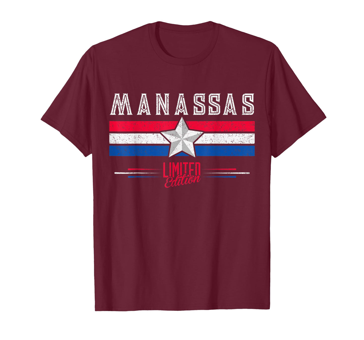 Manassas T-Shirt Retro Vintage Shirt Gift Women Men Kids T-Shirt