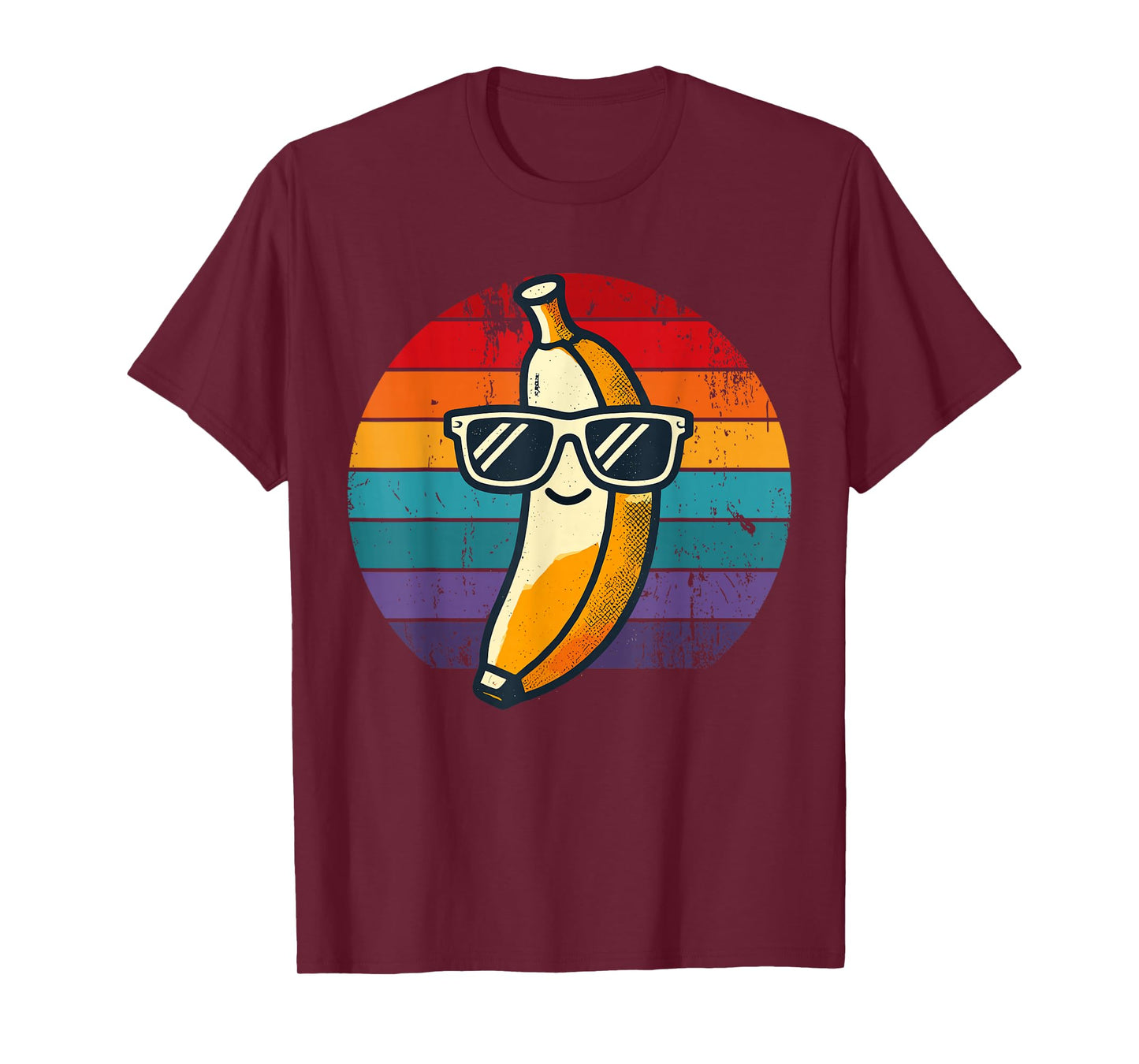 Retro Banana Novelty Men Women Kids Funny Banana T-Shirt
