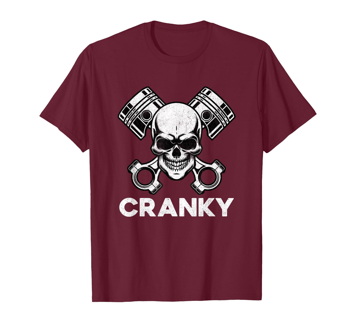 Cranky Car V8 Engine Crankshaft Cars Lover, Mechanic T-Shirt