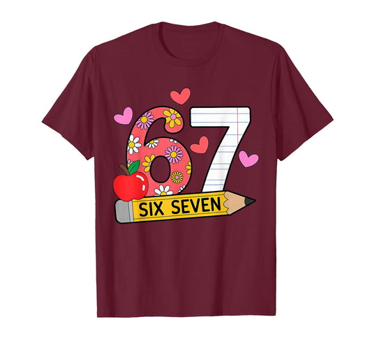 67 for Teachers 67 Teacher Six Seven T-Shirt