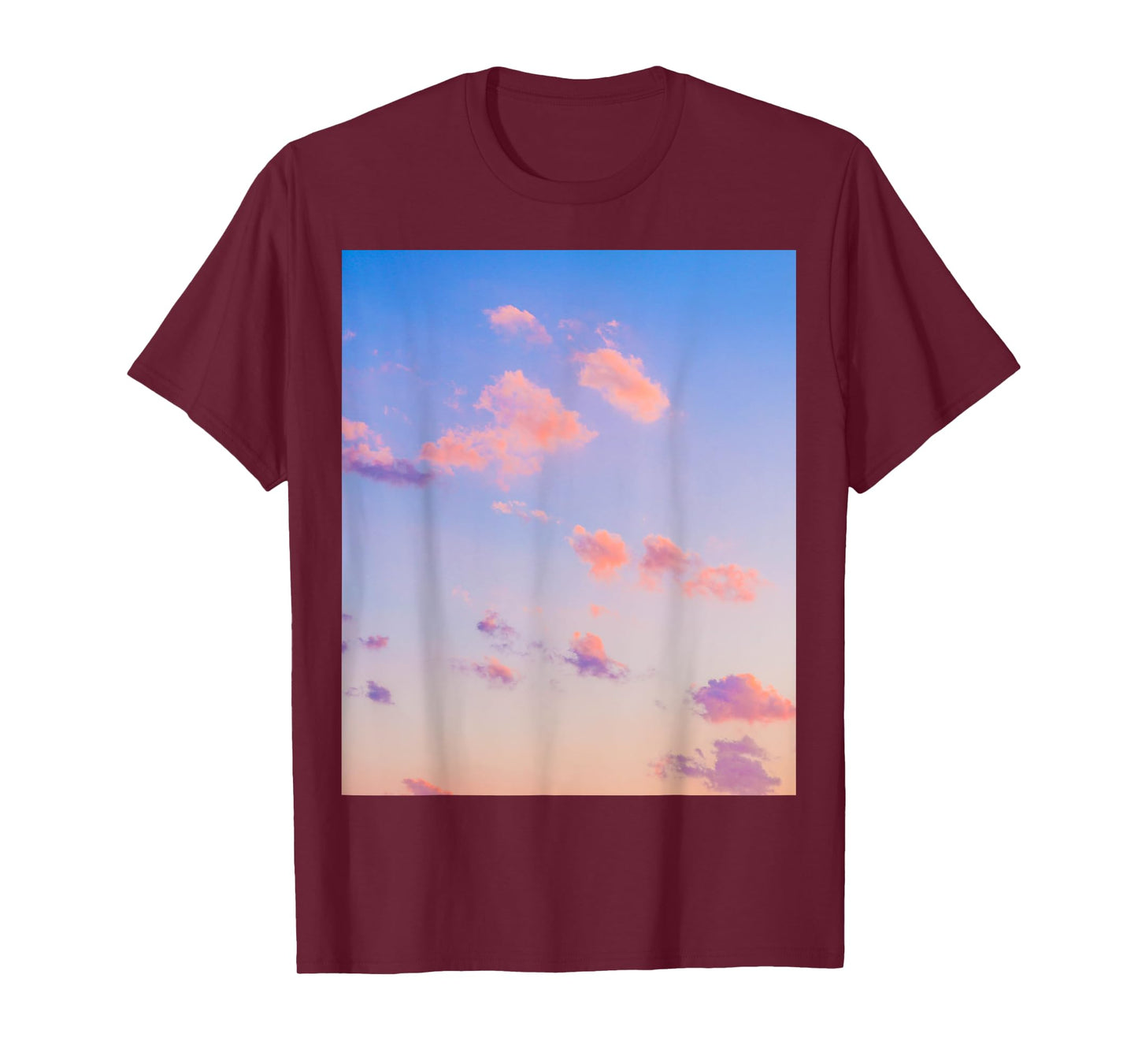 Cotton Candy Sky Photography Print T-Shirt