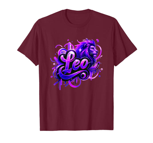 Leo Zodiac Sign Astrology Shirt Leo Birthday T-Shirt