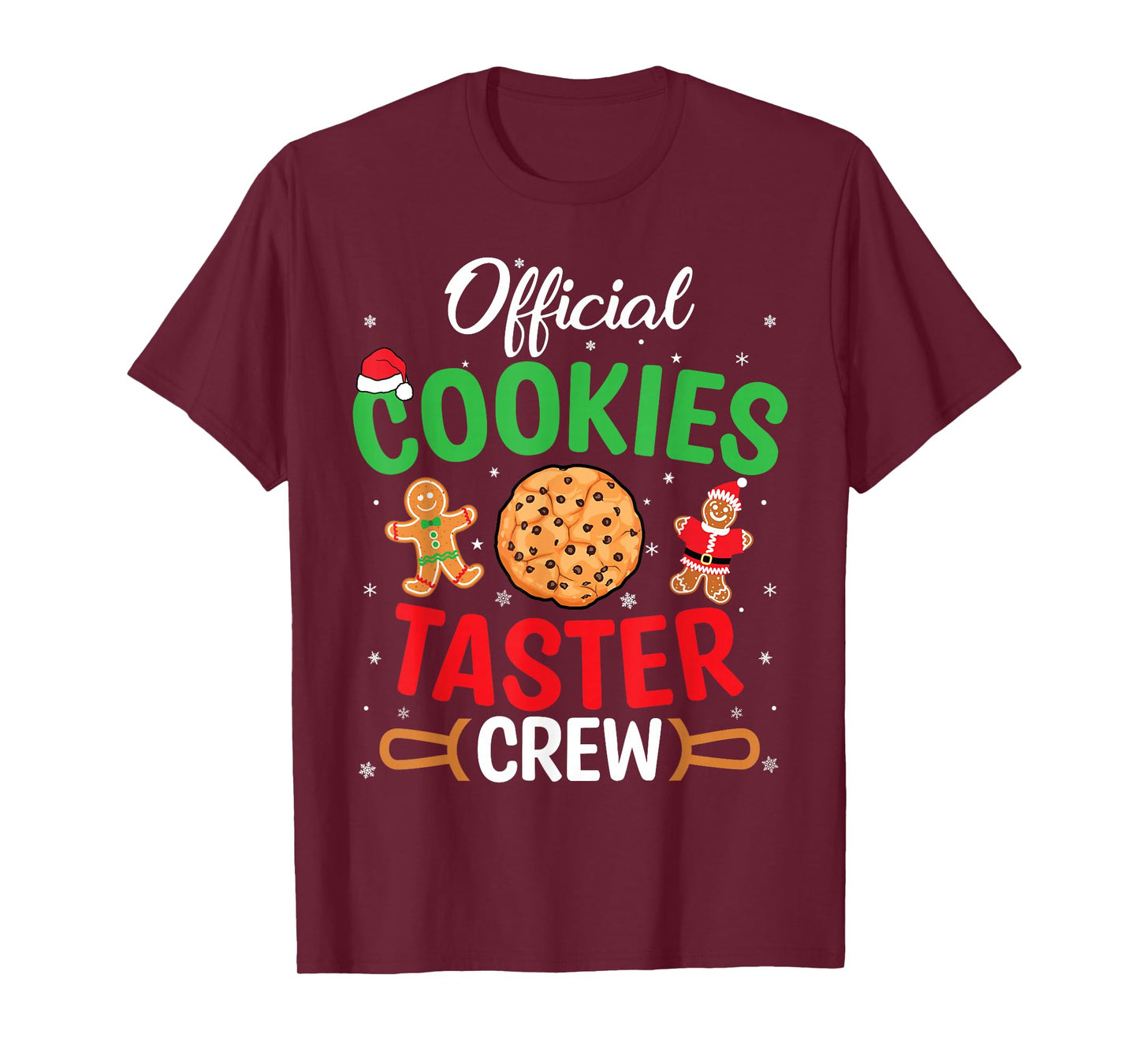 Christmas Official Cookie Taster Crew Team Gingerbread Xmas T-Shirt