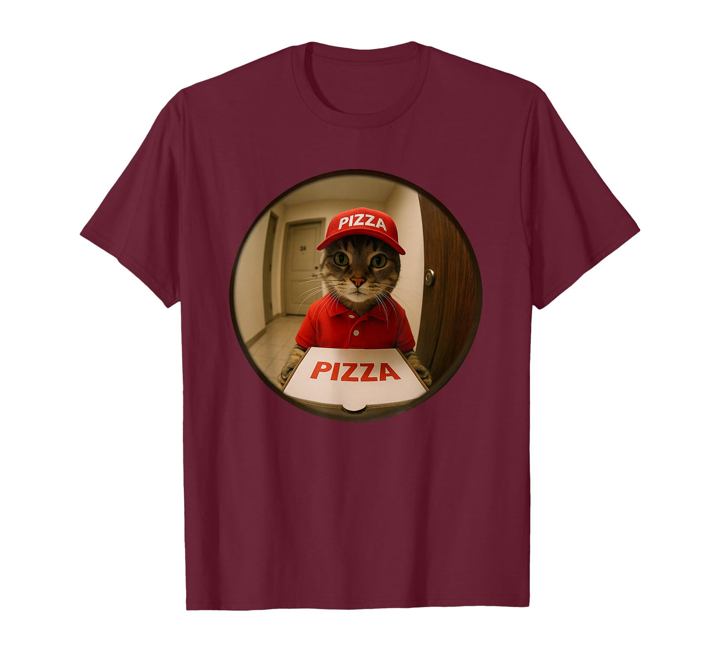 Funny Cats and Pizza Shirt Kitten Cat Shirt Men Women Kids T-Shirt