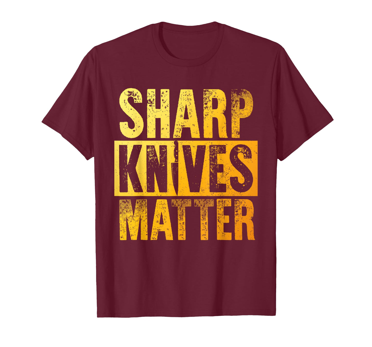 Chef Art For Men Women Knive Lover Hotel Cook Pastry Chef T-Shirt