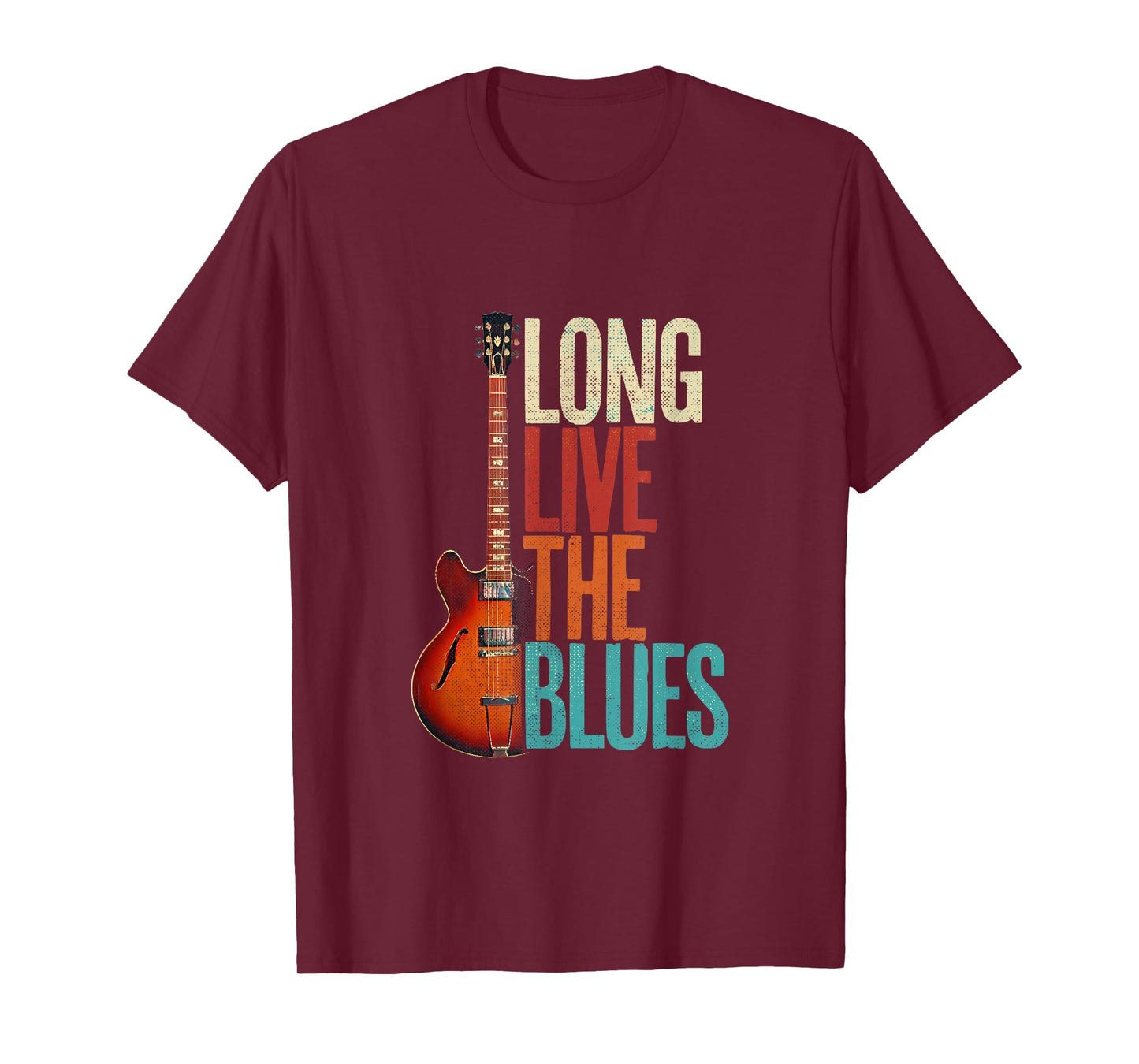 Blues Music Guitar Funny for Guitarist Guitar Player Vintage T-Shirt