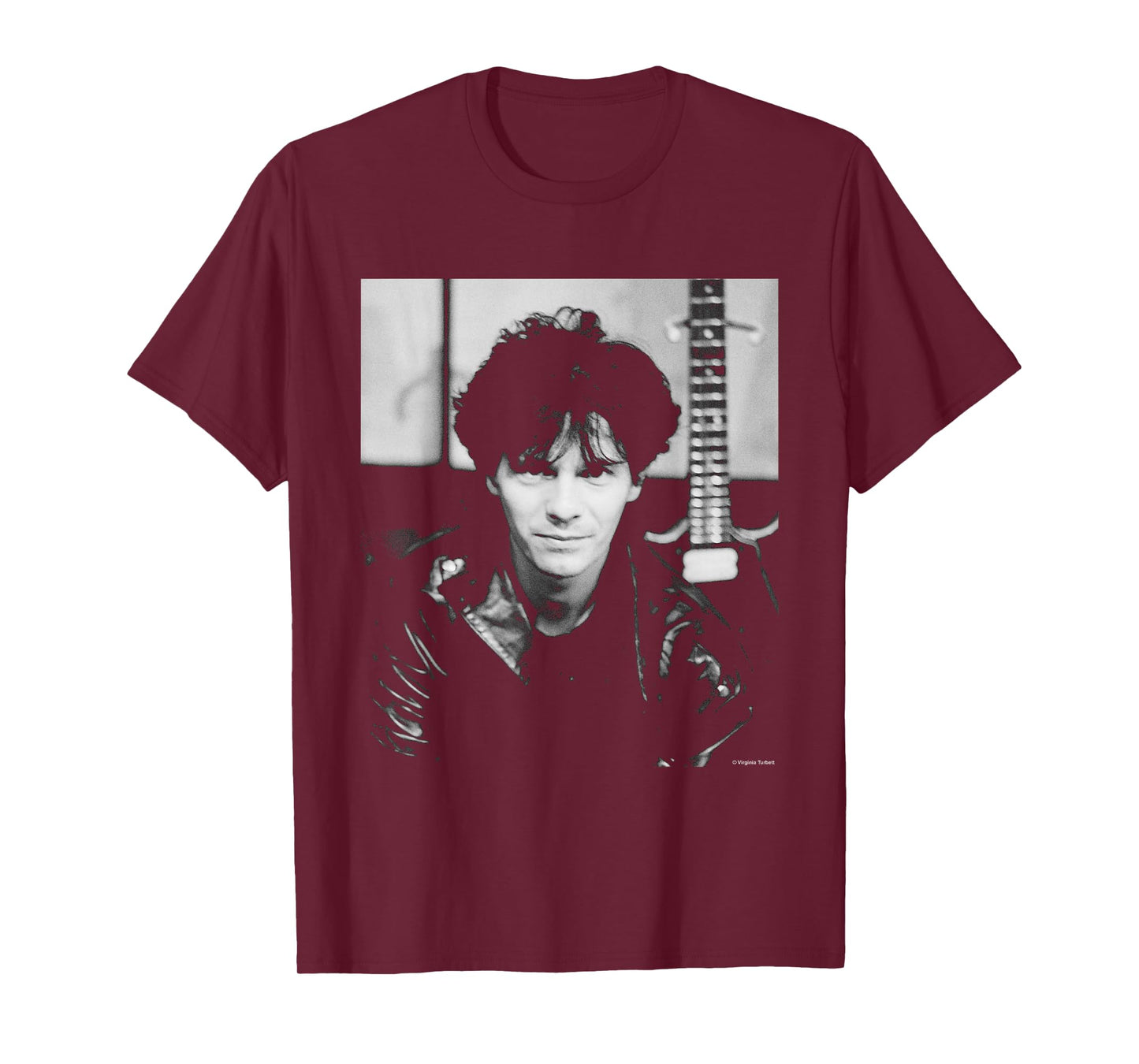 Andy Taylor Duran Duran Guitarist 1984 by Virginia Turbett T-Shirt