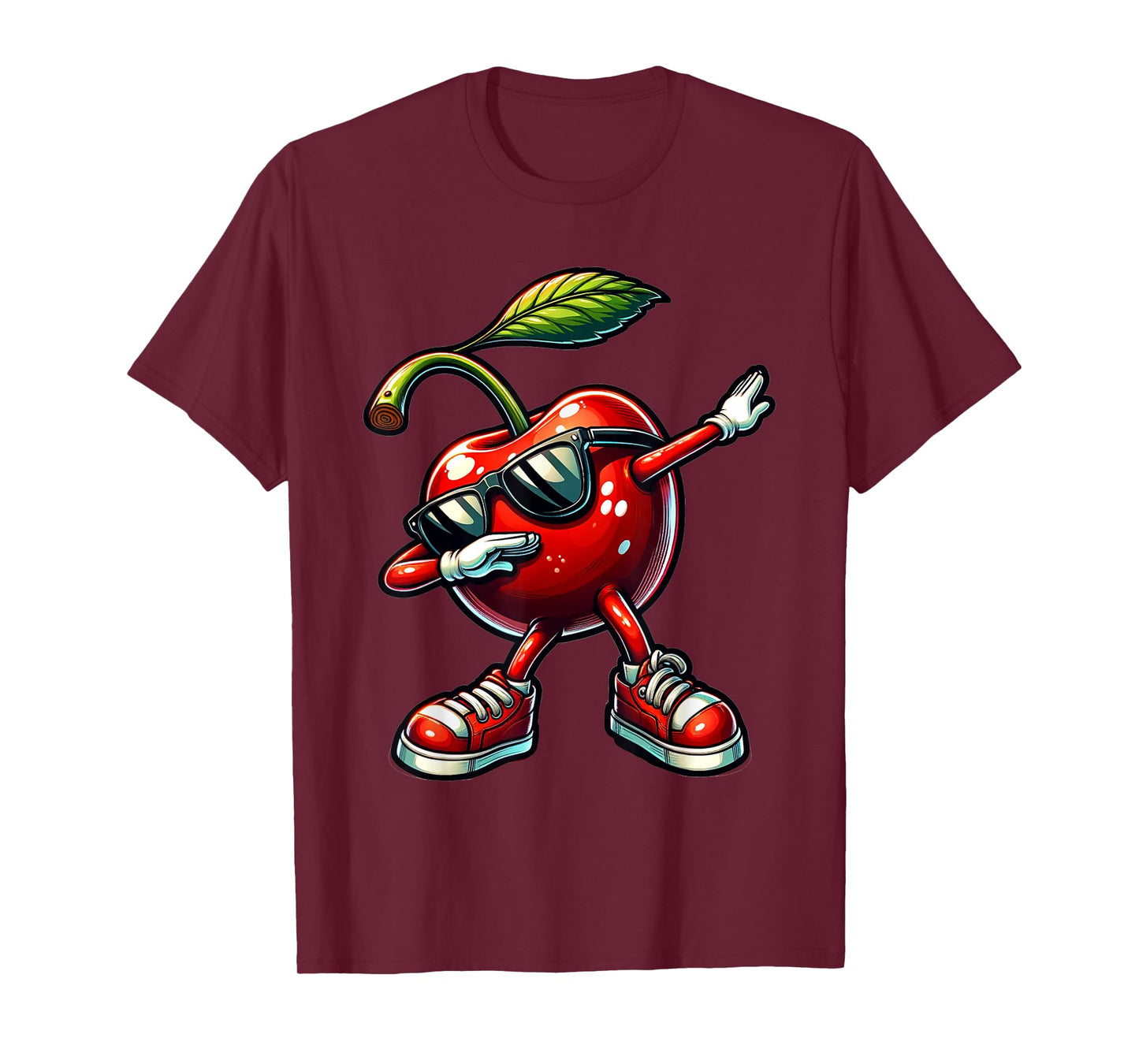 Dabbing red Cherry | Funny Cherry Fruit with Cherries T-Shirt
