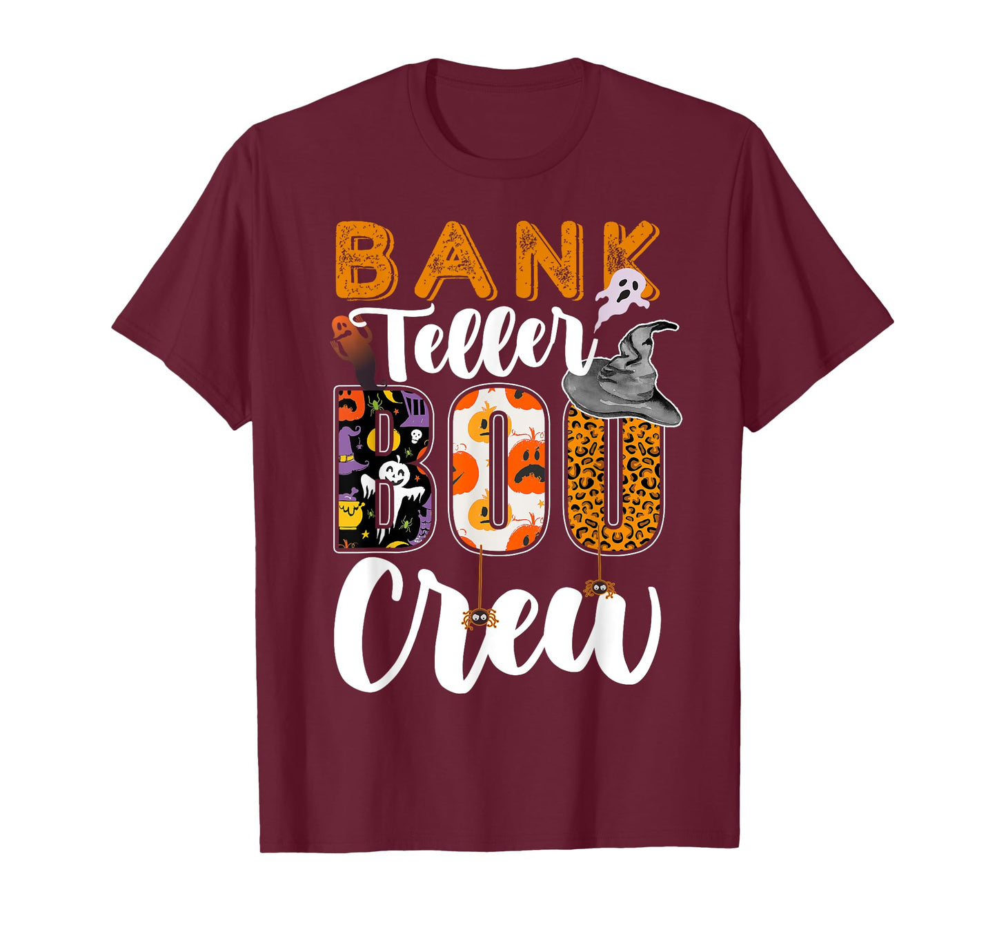 Bank Teller Boo Crew Halloween Matching Banker T-Shirt