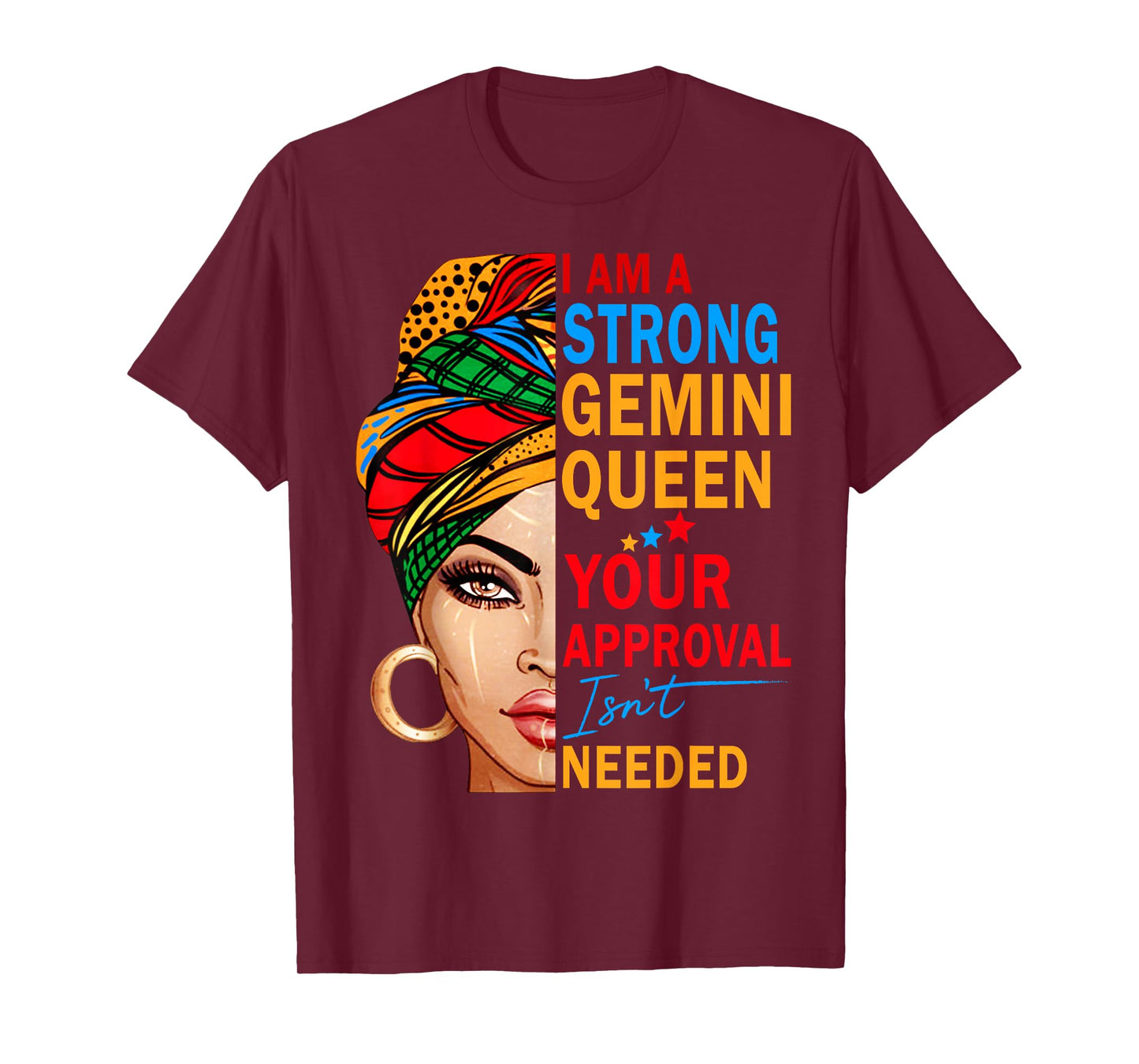 Gemini Zodiac Birthday May June Women Horoscope Queen T-Shirt