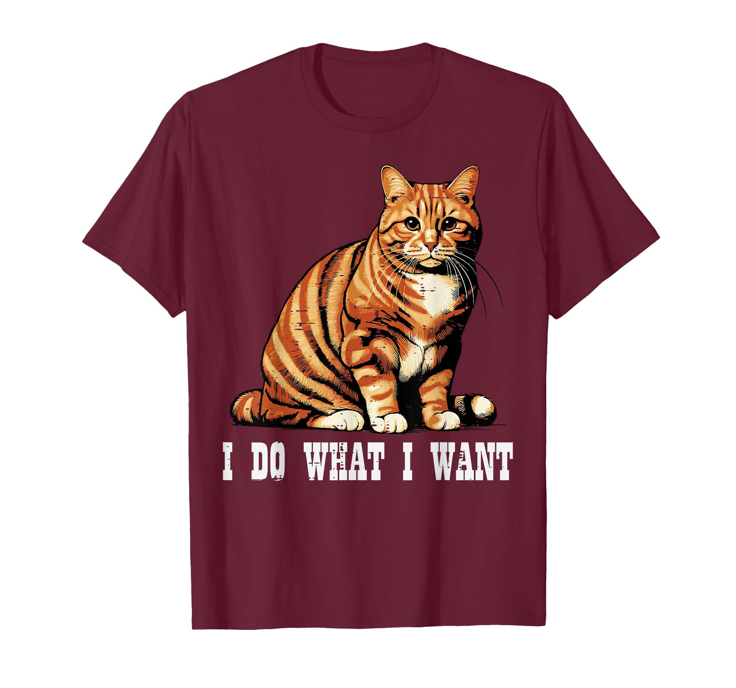 Cat I Do What I Want Funny Kitten Sarcastic Men Women Kids T-Shirt