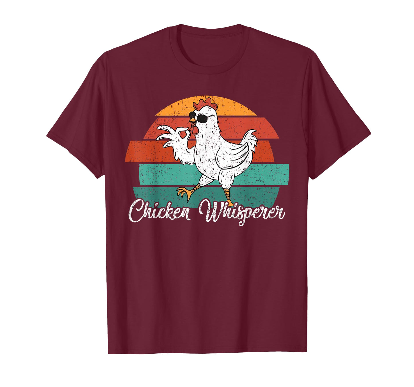 Chicken Whisperer Retro Chickens Lover Farming Farmer Gifts T-Shirt