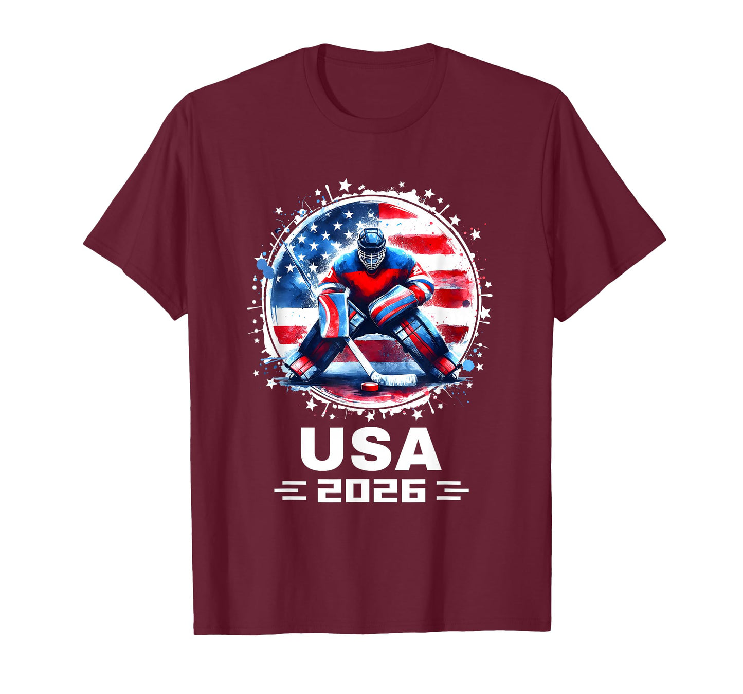 USA Team 2026 Hockey Shirt for Men Women Kids Hockey 2026 T-Shirt