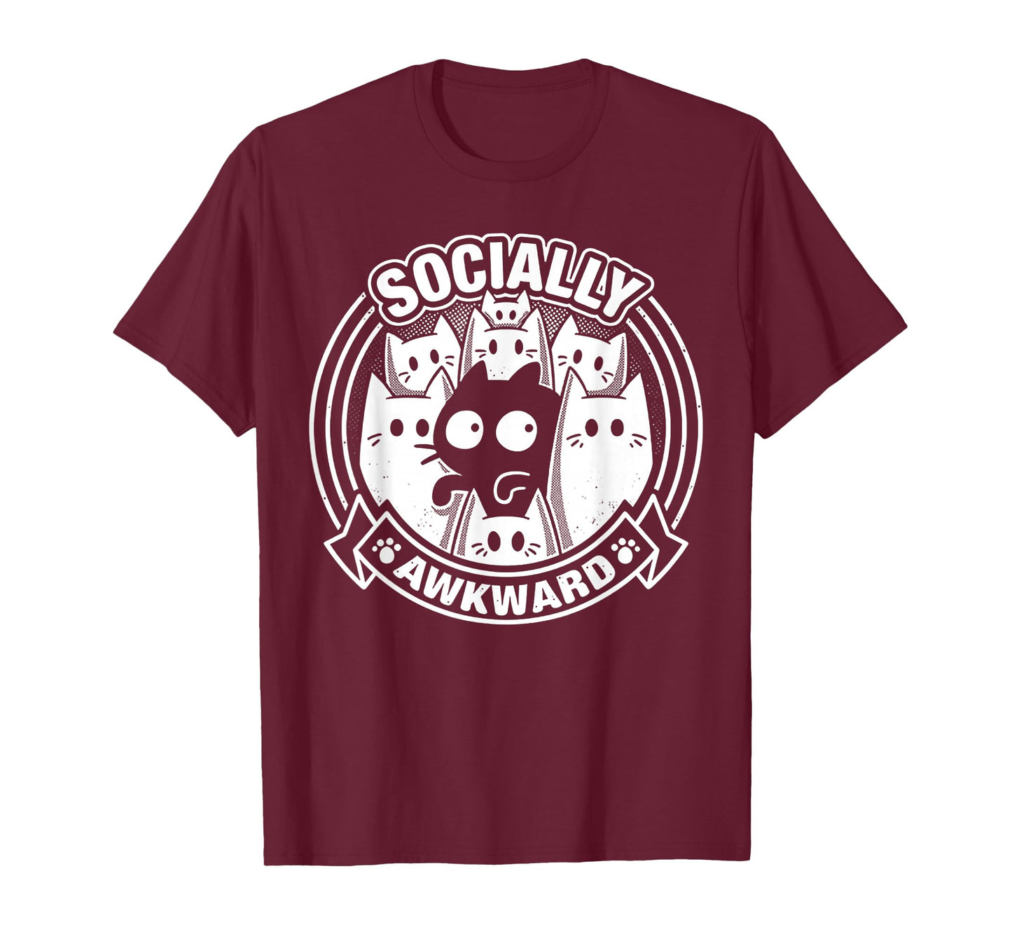 Socially Awkward Cat T-Shirt