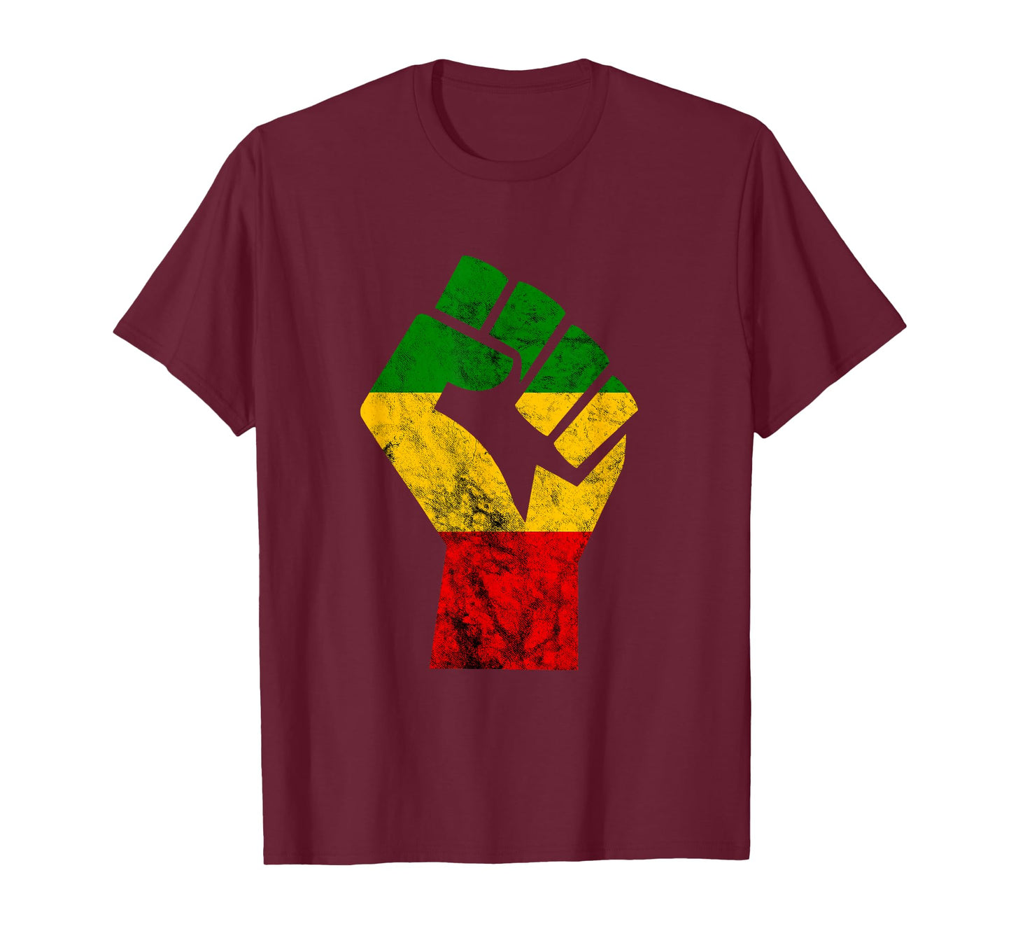 Reggae Fist Rastafarian Rasta Reggae Roots Jamaica T-Shirt