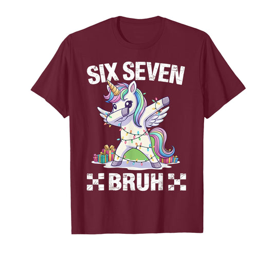67 Burh Funny Christmas 6 7 Meme Men Women Kids T-Shirt