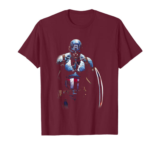 Marvel Comics Classic Captain America Dark Justice Poster T-Shirt