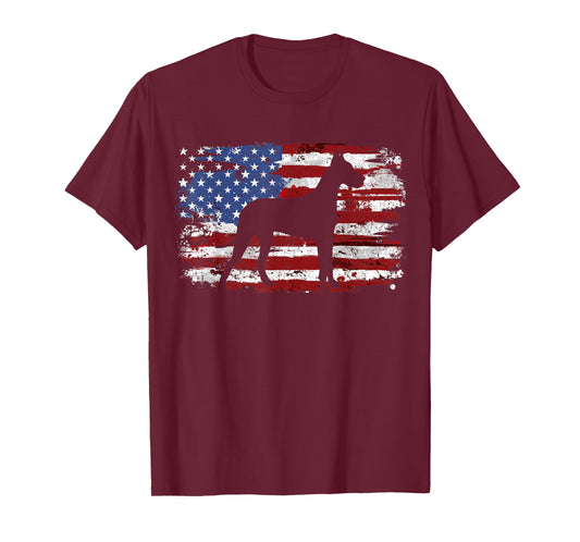 Great Dane Vintage American Flag T-Shirt