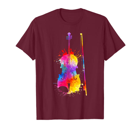 Cool Violin Art for Men Women Kid Violin Player Music Violin T-Shirt