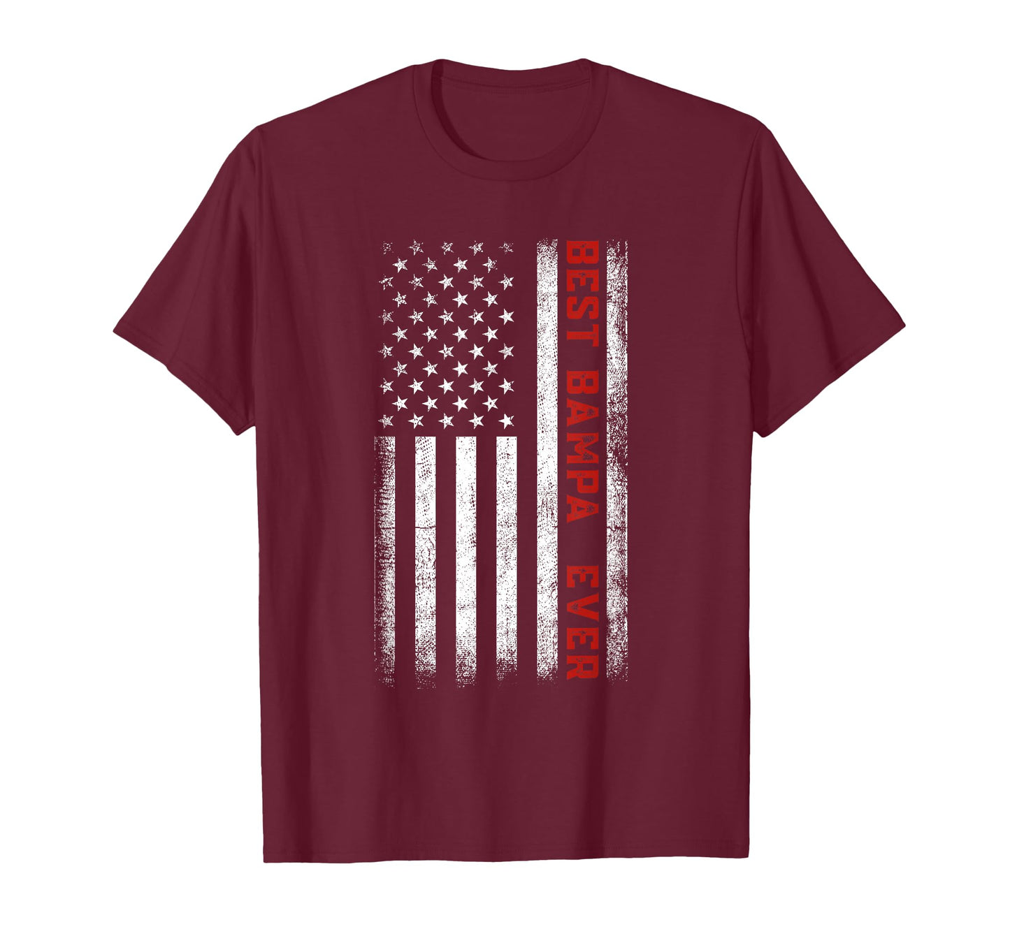 Best Bampa Ever American Flag Patriotic Bampa Father's Day T-Shirt