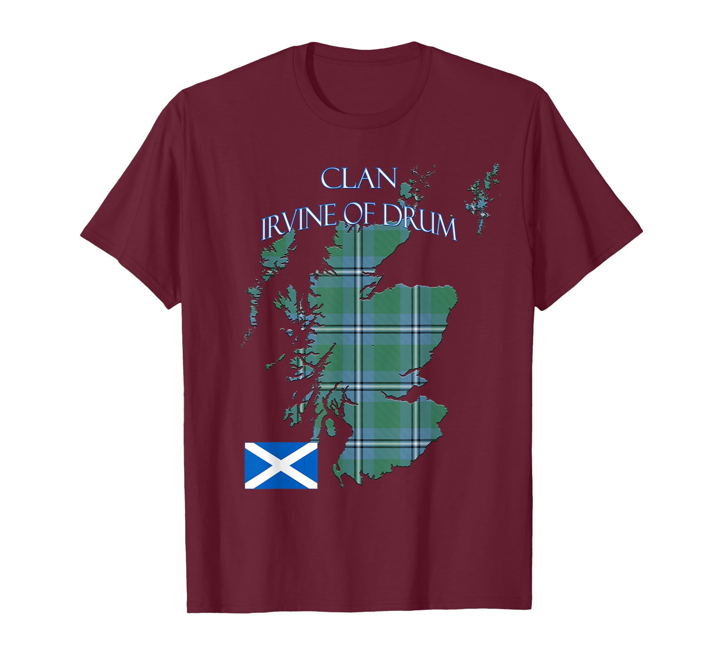 Irvine of Drum Scottish Clan Tartan Scotland T-Shirt