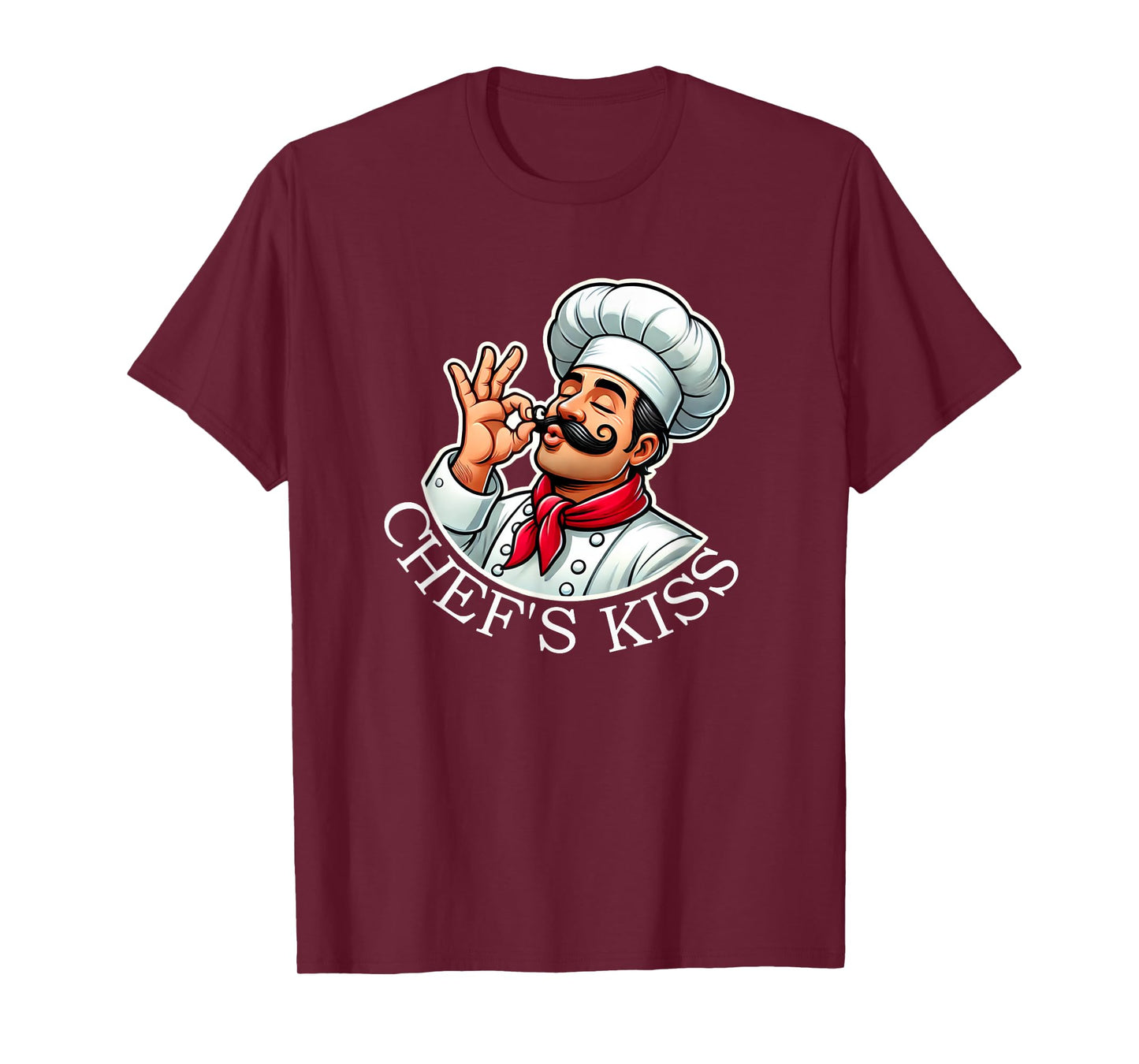 Chef's Kiss Cook Meme Delicious Perfect Retro Vintage Adults T-Shirt